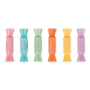 Evidențiator mini cu două fețe MESHU „Candy”, 2-4 mm, asortat, pastel