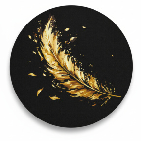 Pene, d30, pictură pe numere rotundă