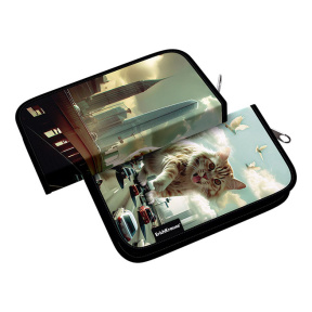 Пенал-книжка ErichKrause без наполнения, Big City Cats