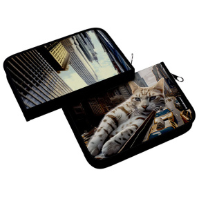 Пенал-книжка ErichKrause без наполнения, Big City Cats