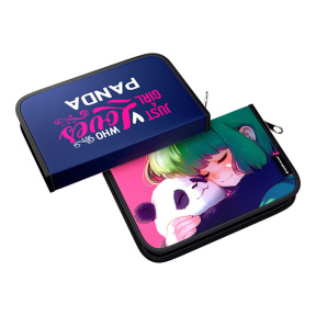 Пенал-книжка ErichKrause без наполнения, Panda Hugs