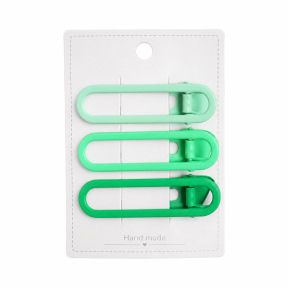 Set agrafe CHA, mix verde (3 buc)