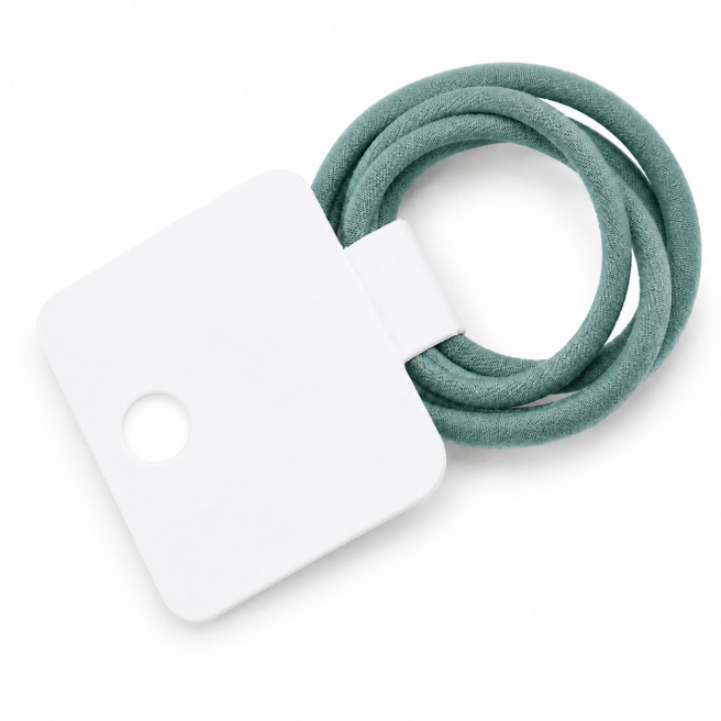 Elastic de păr CHA WWWL (4 buc), verde