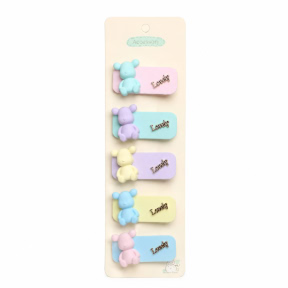 CHA Set agrafe de păr LOVELY BEAR (5 buc)