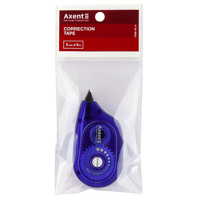 Corector bandă Axent, 5 mm х 6 m, albastră