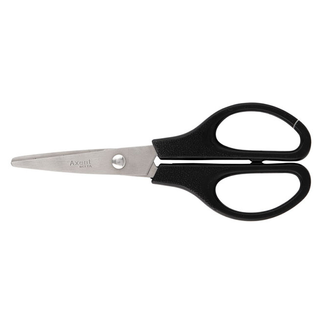Foarfece AXENT, 15 cm negre