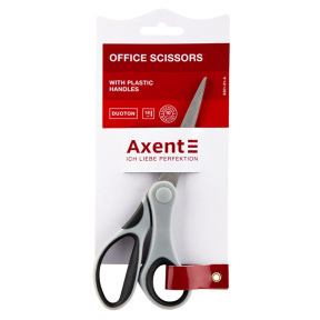 Foarfece AXENT Duoton, 18 cm, gri-negru