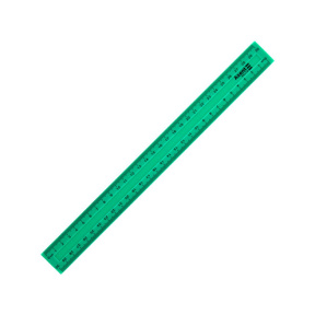 Riglă plastic AXENT, 30 cm, verde