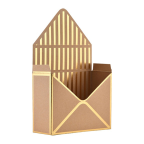 Коробка-конверт, 29.5 * 20 * 14 см, крафт