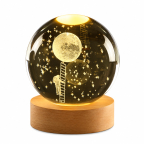 Glob LED decorativ 9×7 cm, Cosmonaut