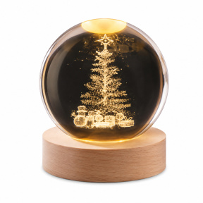 Glob LED decorativ 9×7 cm, Brad
