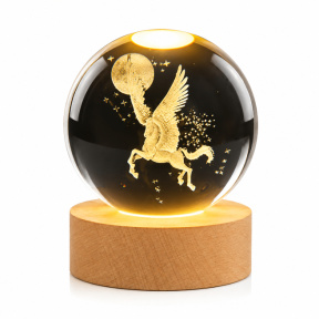 Glob LED decorativ 9×7 cm, Pegas