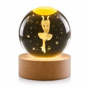 Glob LED decorativ 11.5×8 cm, Balerina