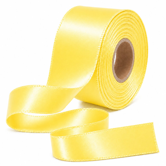 Panglica din satin WP (4,0/22m) - 58 Canar