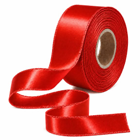 Panglica din satin WP (2,5/22m) - 33 Roșie