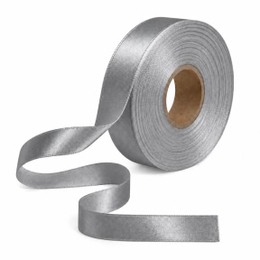 Panglica din satin WP (1,2/22m) - 03 Gri metalic
