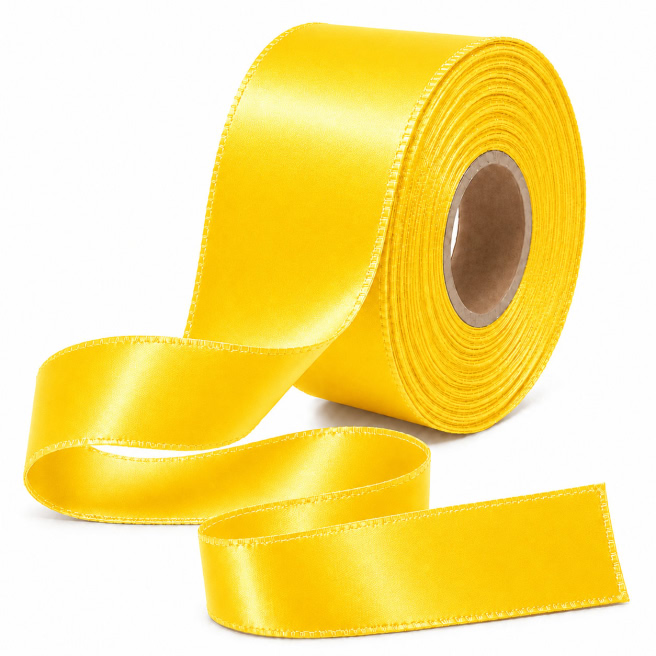 Panglica din satin WP (4,0/22m) - 16 Galben