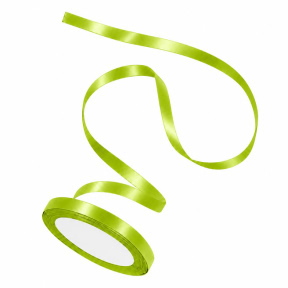 Panglica din satin WP (0,6/22m) - 57 Lămâie verde
