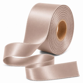 Panglica din satin WP (4,0/22m) - 07 Bej pudra