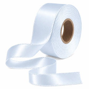Panglica din satin WP (2,5/22m) - 13 Albastru Alb