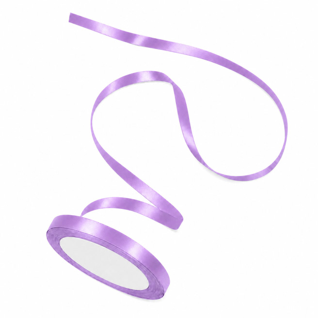 Panglica din satin WP (0,6/22m) - 21 Liliac