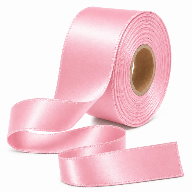 Panglica din satin WP (4,0/22m) - 43 Mătase roz