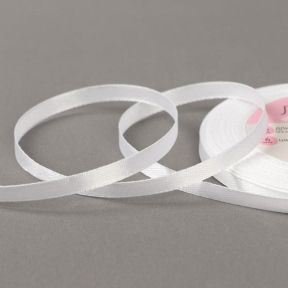 Panglica din satin WP (0,6/22m) - 01 Alb