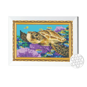 Mozaic cu diamante 20x30 cm Testoasa de mare