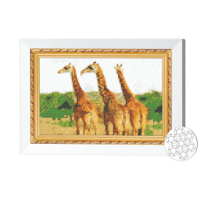 Mozaic cu diamante 20x30 cm Girafe