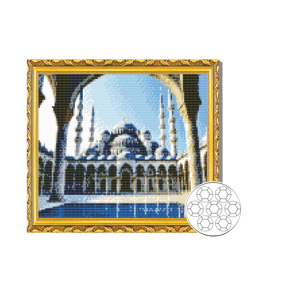 Mozaic cu diamante 30x40 cm Palat oriental