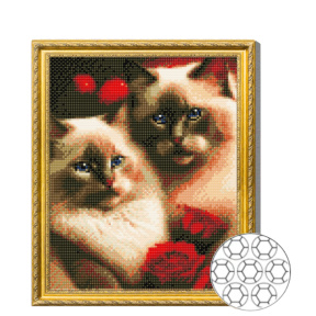 Mozaic cu diamante 30x40 cm Motani indragostiti