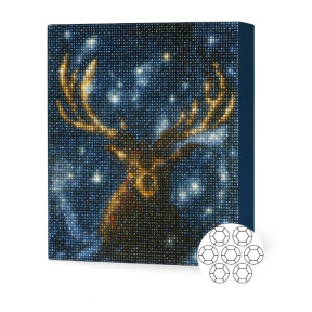 Царственный олень,Алмазная мозаика 30x40 см