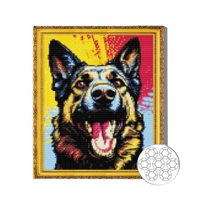 Mozaic cu diamante 30x40 cm Ciobanescul fericit