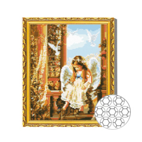 Mozaic cu diamante 30x40 cm Fetita ingeras