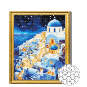 Ночной Санторини 30x40 см Алмазная мозаика