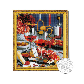 Гурманский стол 30x40 см Алмазная мозаика