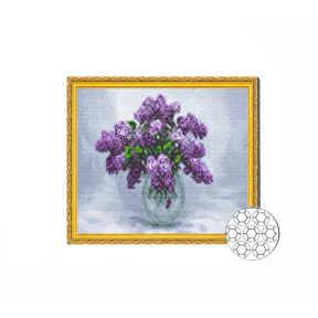 Сирень 30x40 см Алмазная мозаика