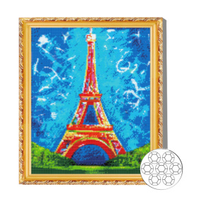 Волшебная башня Парижа 40x50 см Алмазная мозаика
