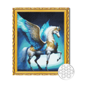 Mozaic cu diamante 40x50 cm Pegas razboinic