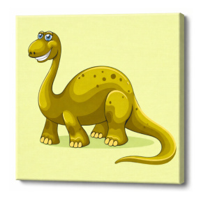 Pictura pe numere 20x20cm Dinozaur Art Gallery Premium