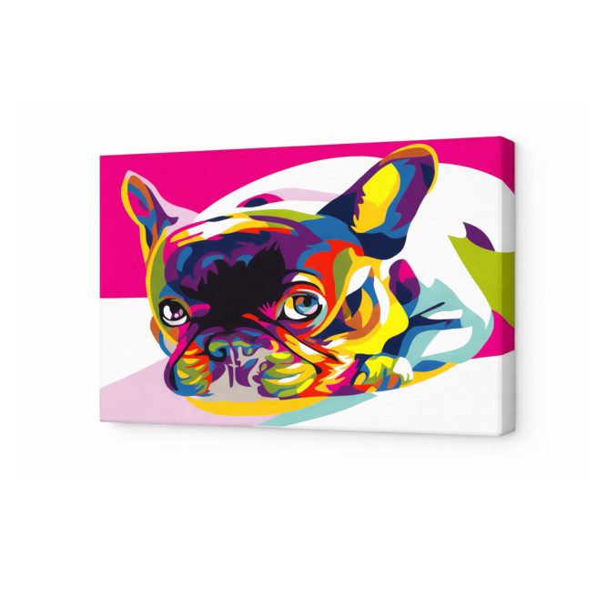 Pictura pe numere 20x30cm Bulldog Art Gallery Premium