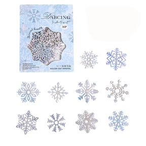 Набор снежинок, 30 шт