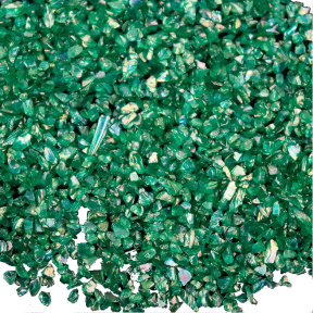 Набор искуственных камушек для творчества, 20 г, зеленый