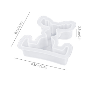 Молд силиконовый для изготовления декора, Олень
