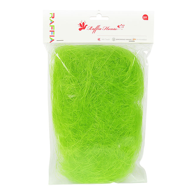 Umplutură decorativă sisal verde deschis 20 g