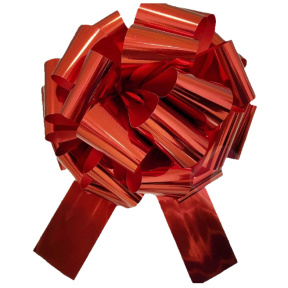 Panglica cadou - bila, autoasamblabila, 30 cm, vișiniu