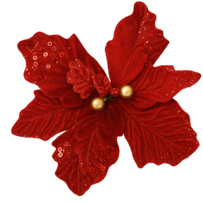 Floarea de poinsettia de 20 cm,Roșu