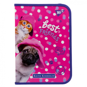 Mapă cu fermoar A4+ YES "Keith Kimberlin" cu buzunar intern