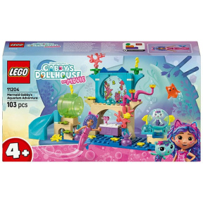 Constructor LEGO Gabby`s Dollhouse Aventurile micii sirene Gabby în acvariu