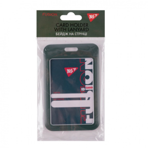 Ecuson vertical cu șiret 70x110 mm YES Fusion verde